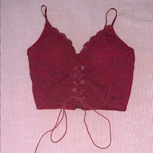 Red Lace Corset
